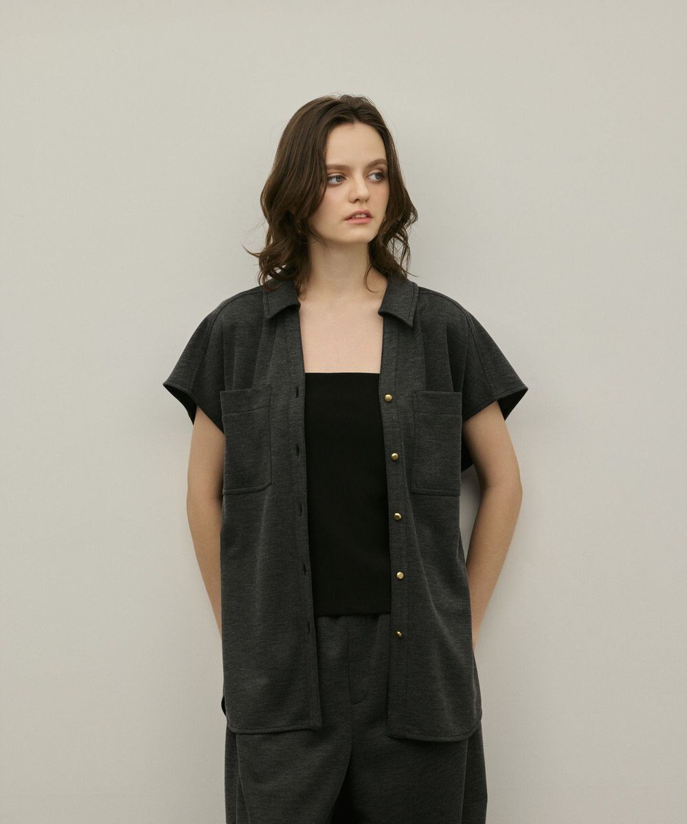 GRACE CONTINENTAL ジャージワークシャツ 