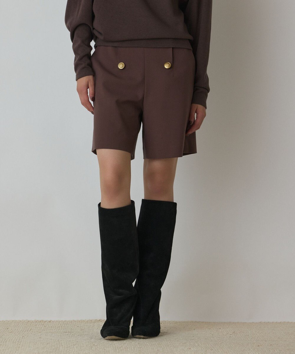 GRACE CONTINENTAL ダブルボタンショートパンツ 