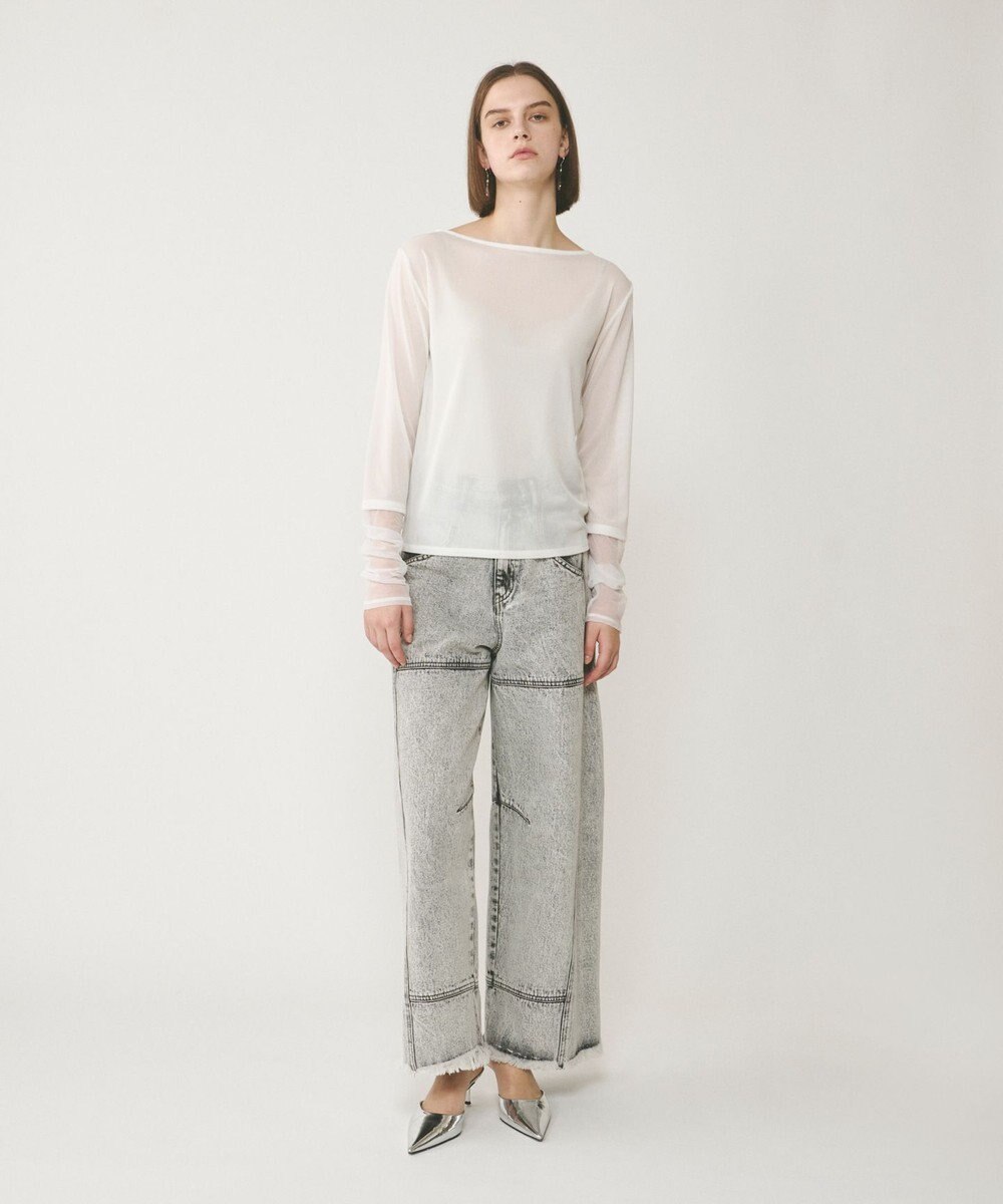 GRACE CONTINENTAL シアーアセテートカットトップ 