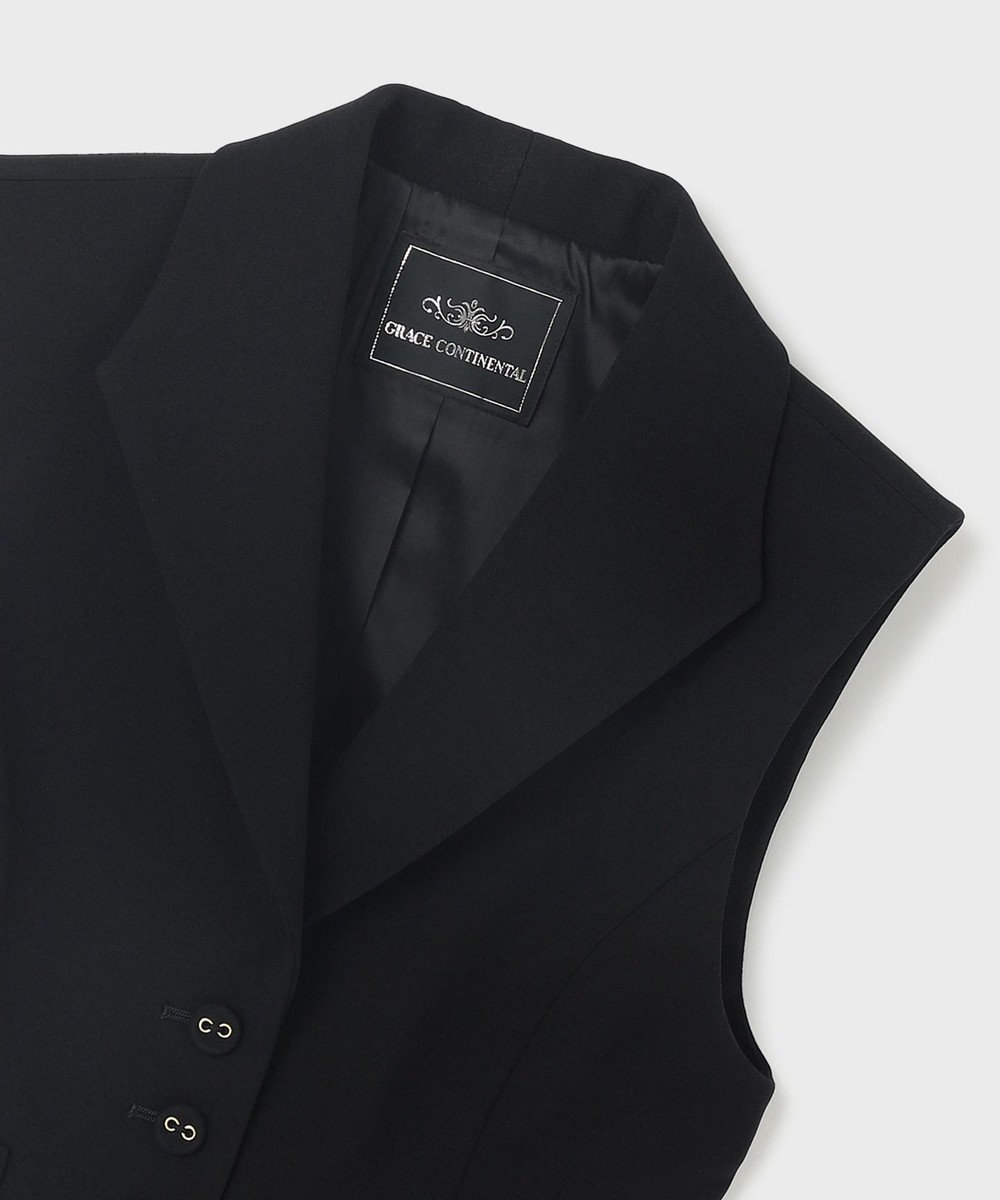 GRACE CONTINENTAL トリアセジャージジレ 