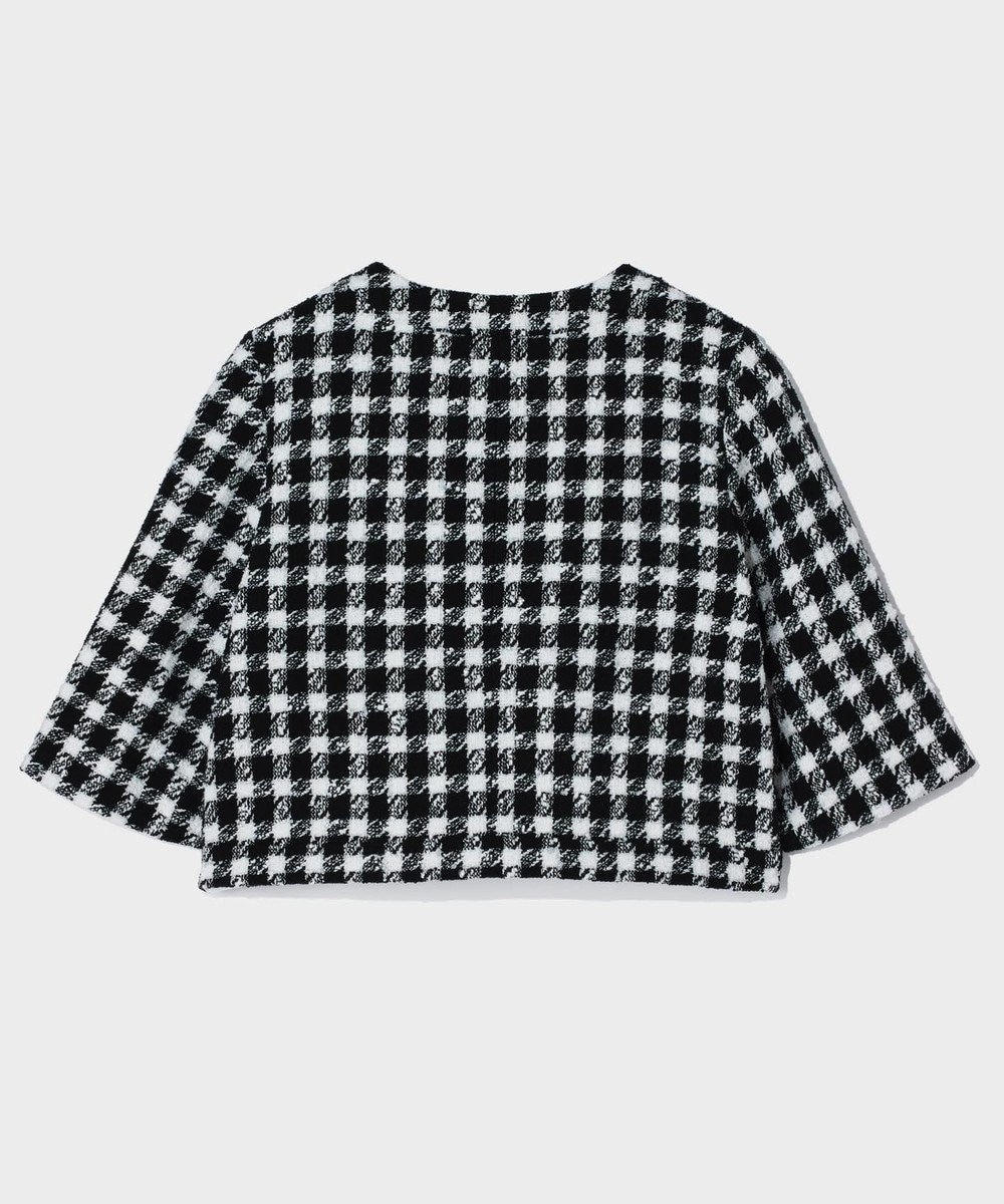 GRACE CONTINENTAL チェックツイードショートジャケット