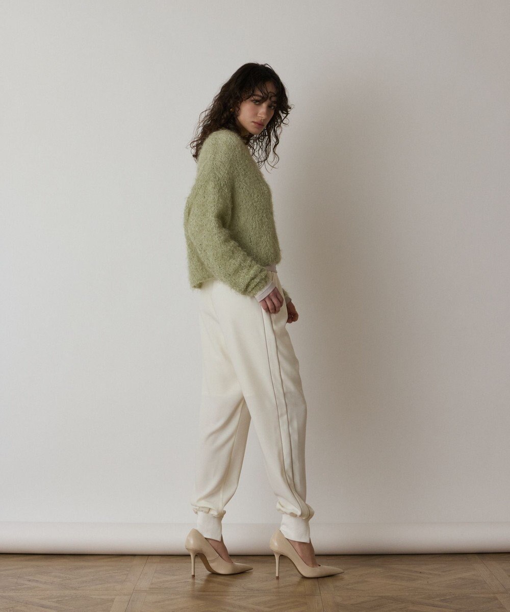 GRACE CONTINENTAL フィルムヤーンニットトップ 