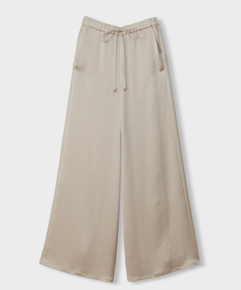 GRACE CONTINENTAL サテンラインイージーパンツ