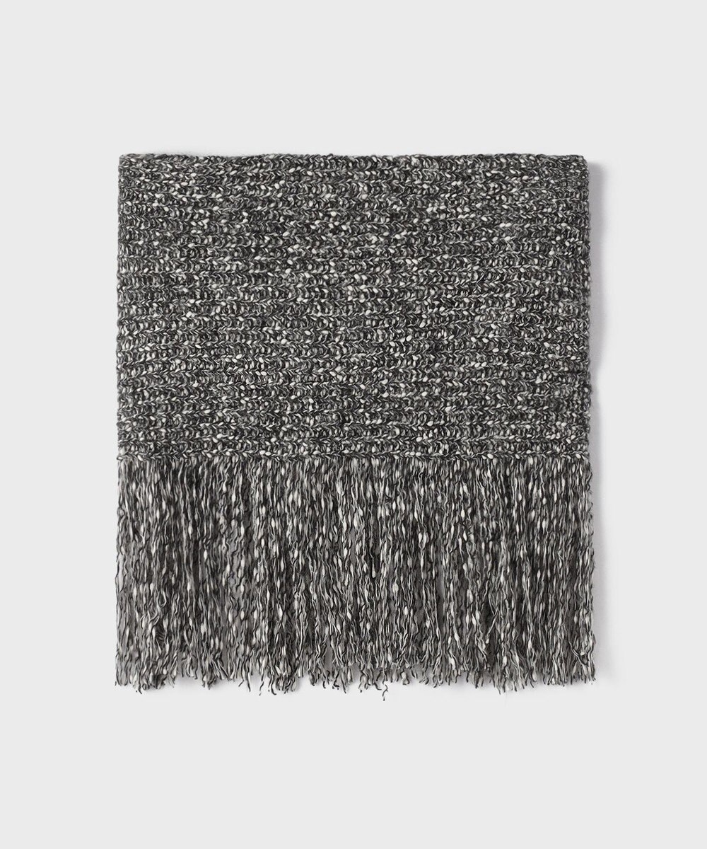 GRACE CONTINENTAL フリンジケープニットトップ 