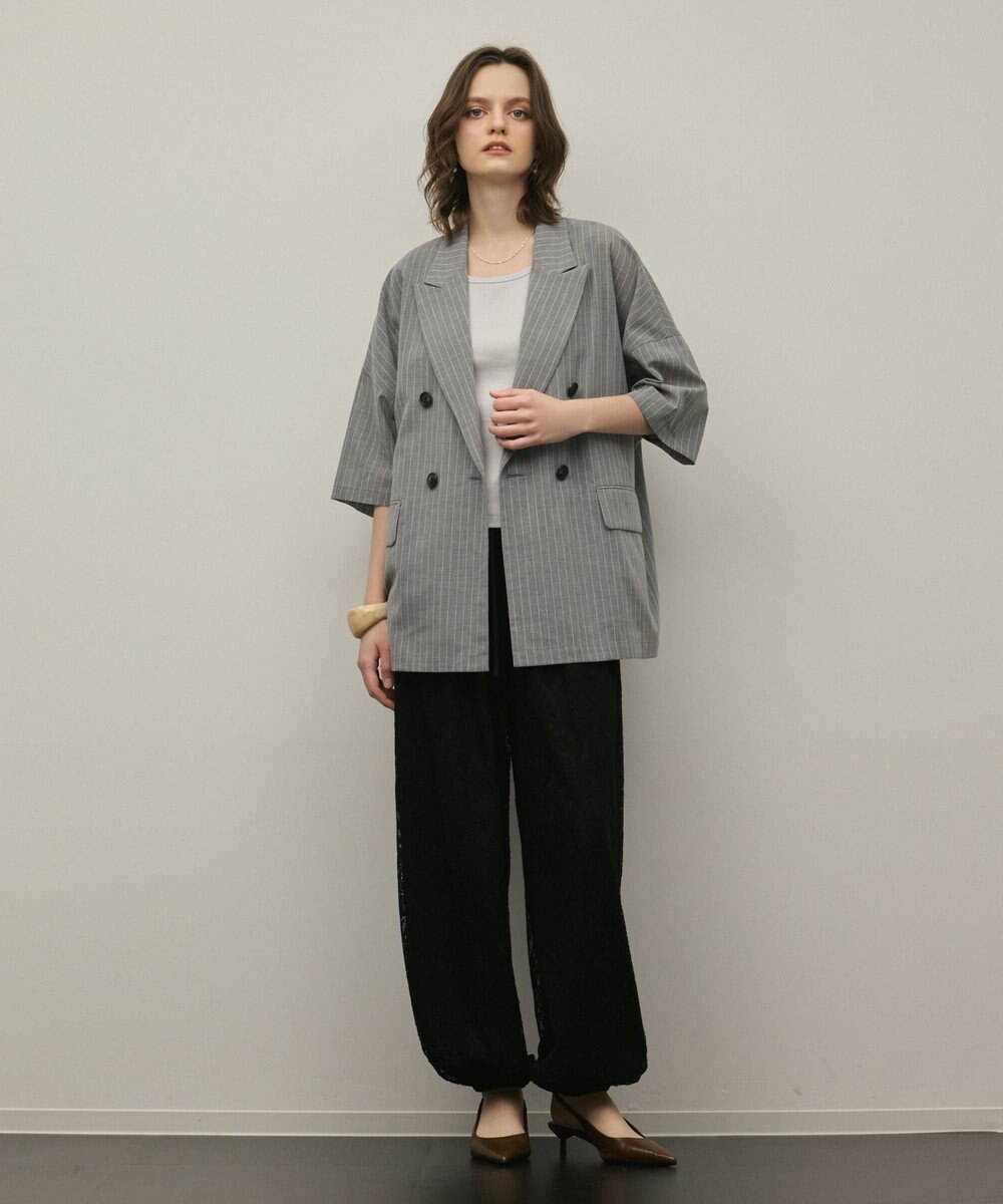 GRACE CONTINENTAL ドルマンテーラードジャケット 