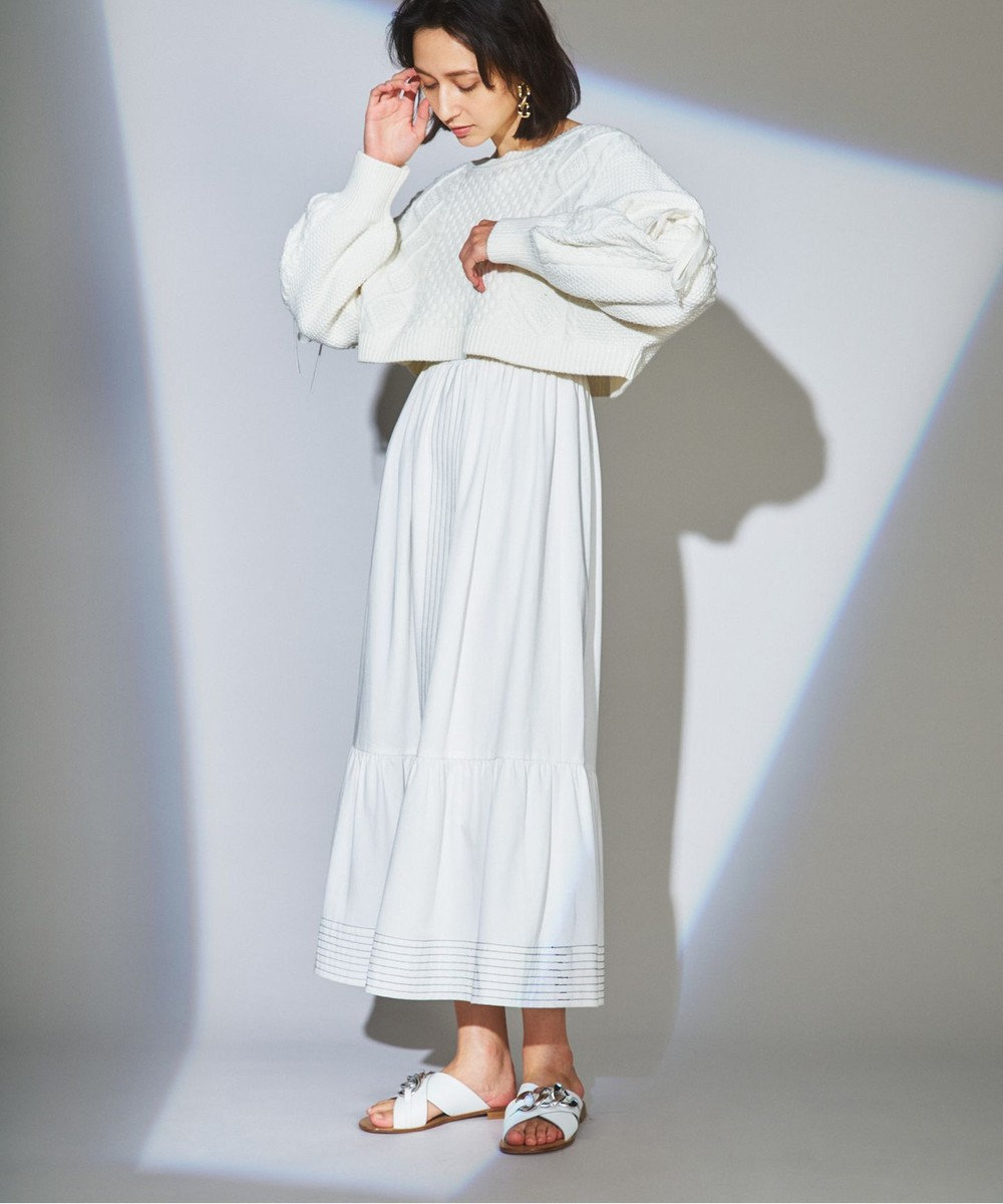 ケーブルニットセットワンピース Grace Continental Grace Continental グレースコンチネンタル 通販 ケーブルニットセットワンピース Grace Continental Grace Continental グレースコンチネンタル 通販