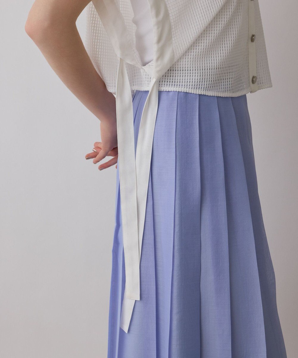 GRACE CONTINENTAL メッシュポンチョシャツ