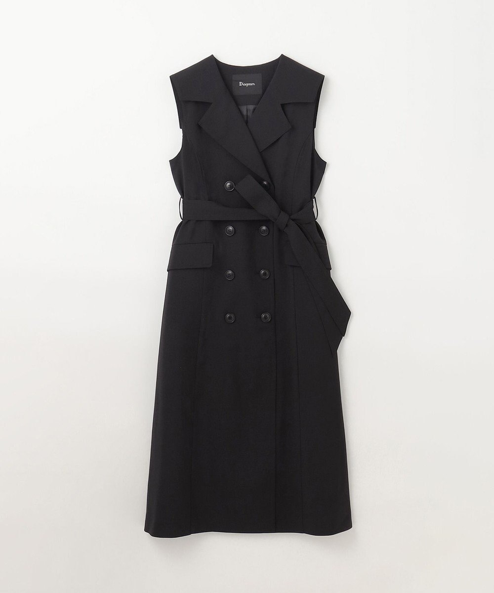 GRACE CONTINENTAL バックプリーツトレンチワンピース 