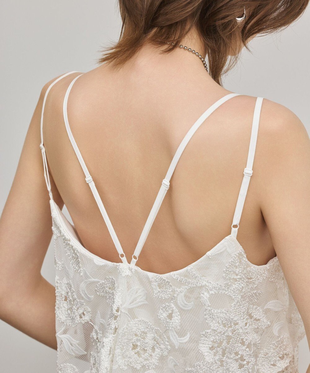 GRACE CONTINENTAL チュールレースロングワンピース 