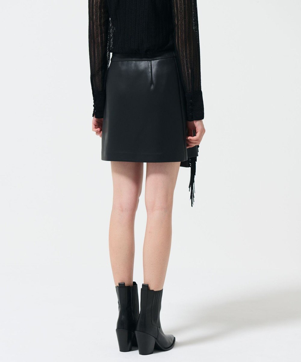 GRACE CONTINENTAL フリンジミニスカート 