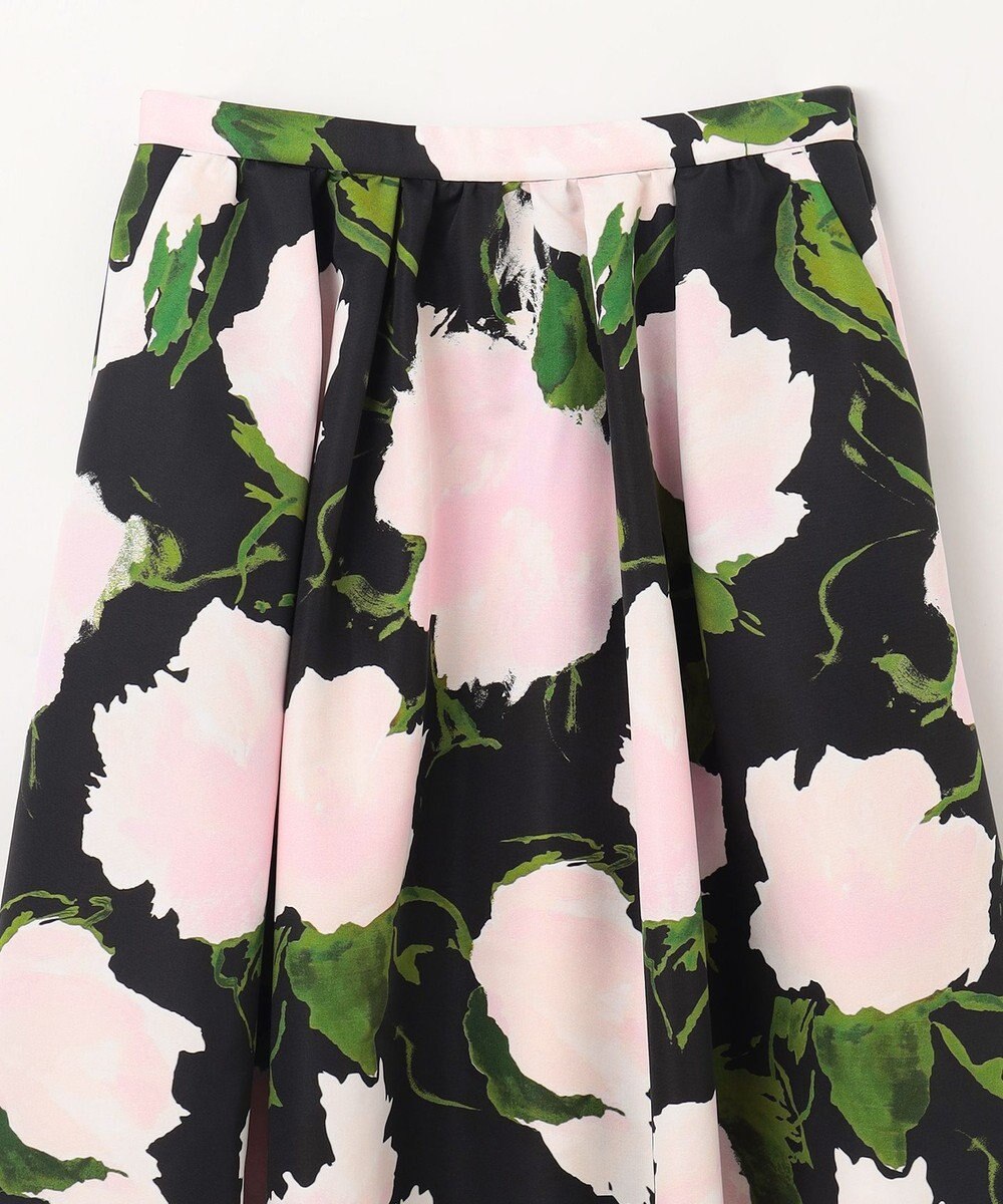 GRACE CONTINENTAL グログランボタニカルスカート