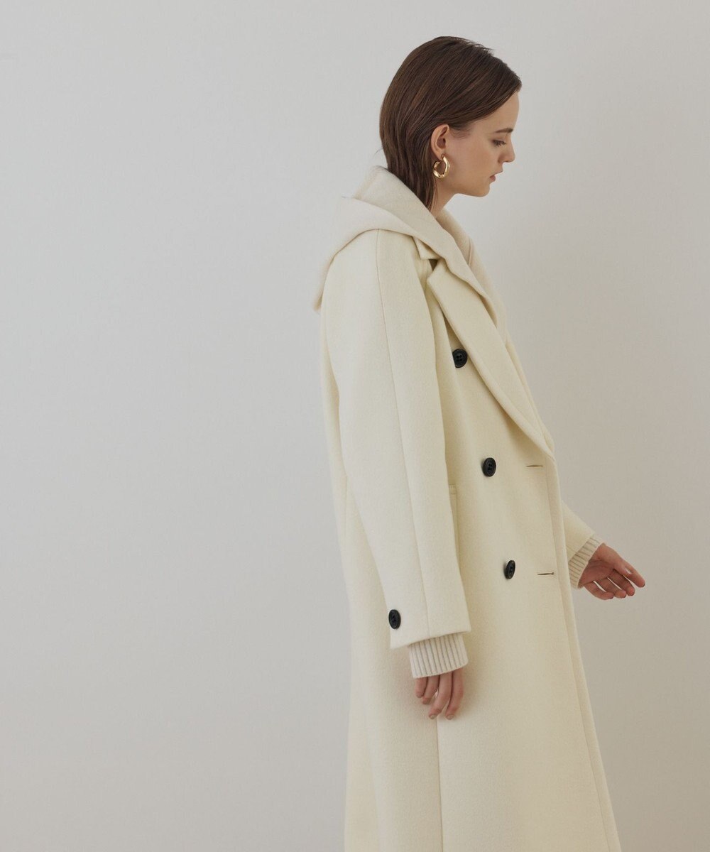 GRACE CONTINENTAL ショートビーバーロングコート 