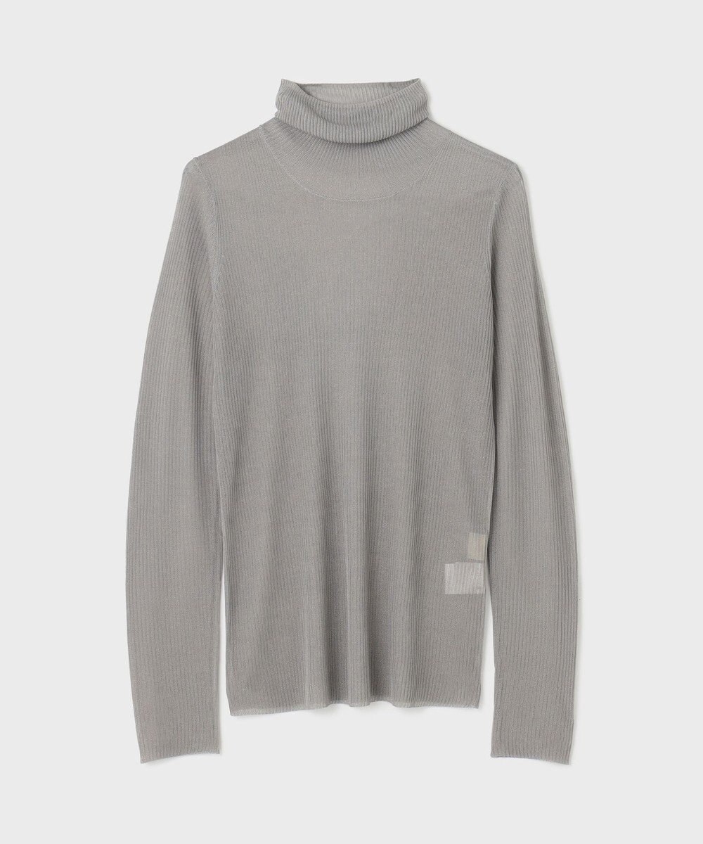 GRACE CONTINENTAL シアーリブタートルトップ 