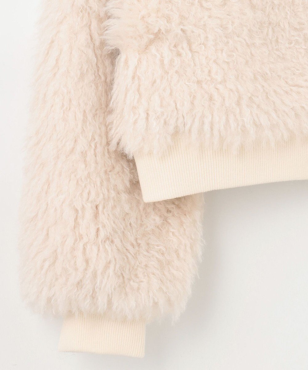 GRACE CONTINENTAL フェイクファーニットカーディガン 