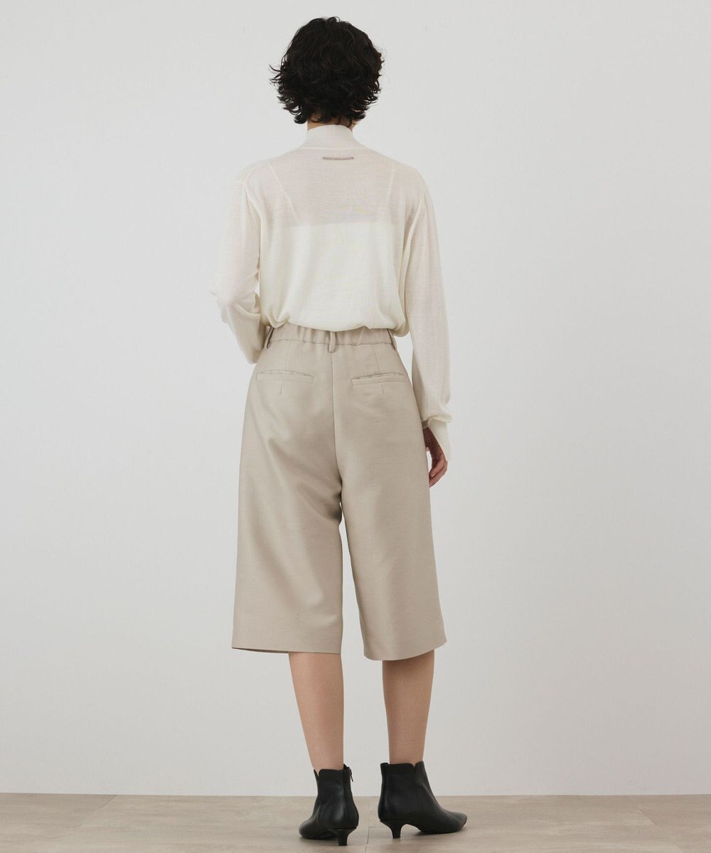 GRACE CONTINENTAL ウールシルクハーフパンツ 