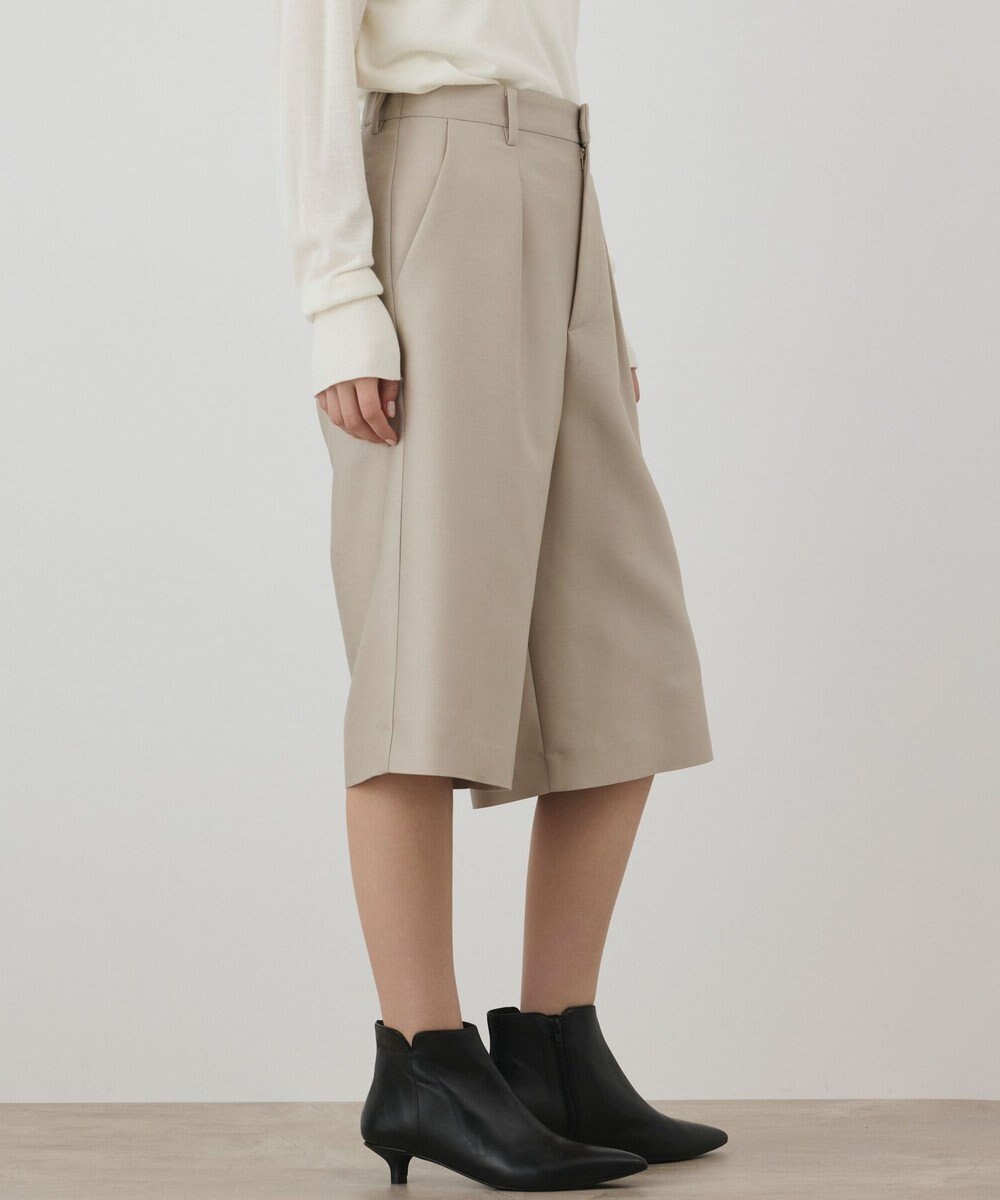 GRACE CONTINENTAL ウールシルクハーフパンツ 