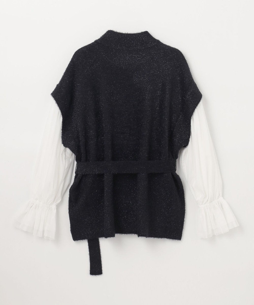 GRACE CONTINENTAL フェザーニットコンビトップ