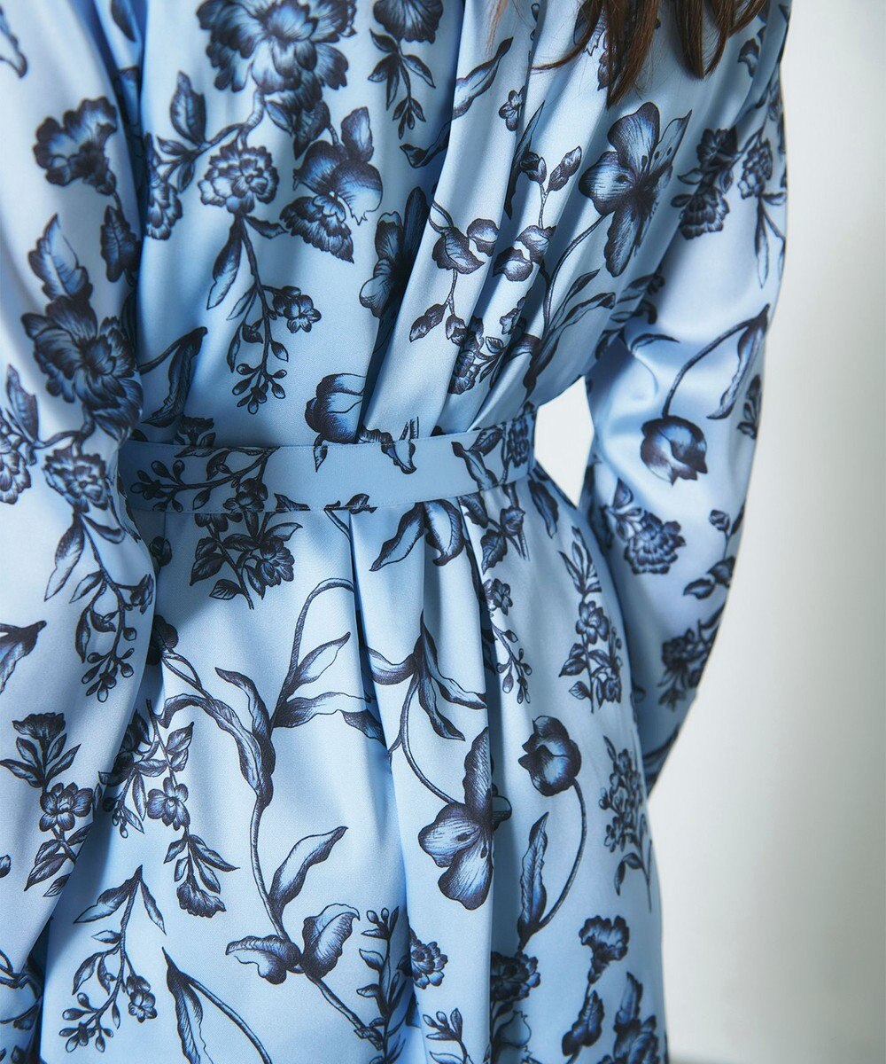 GRACE CONTINENTAL オリエンタルフラワープリントワンピース