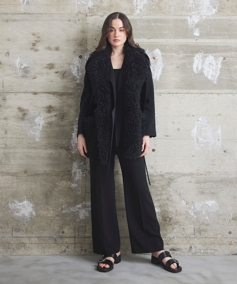 GRACE CONTINENTAL 【LOU ANDREA】フェイクポケットジレ