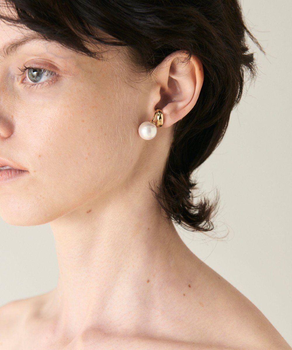 GRACE CONTINENTAL パールダブル イヤークリップ 