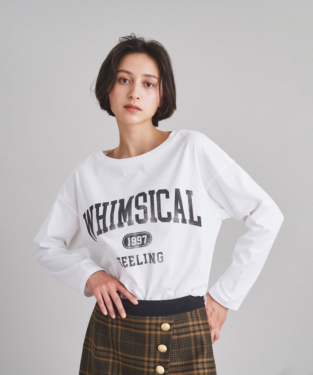 GRACE CONTINENTAL ロゴロンTee ホワイト