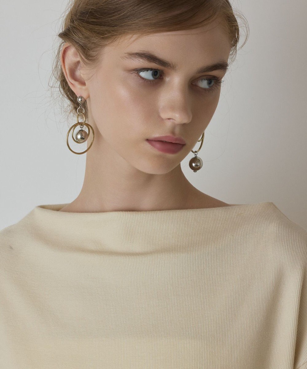 GRACE CONTINENTAL バイカラーカットワンピース 