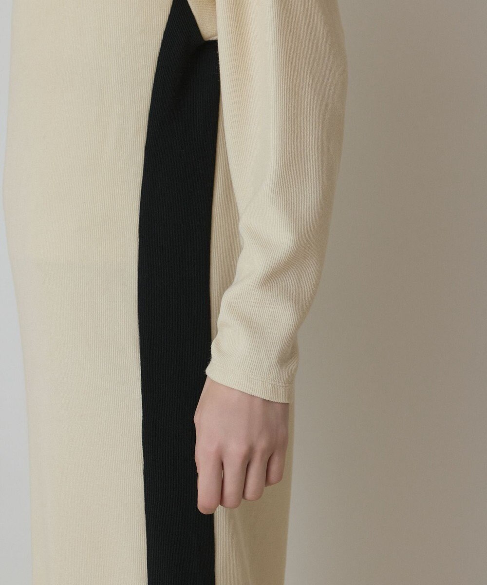 GRACE CONTINENTAL バイカラーカットワンピース 