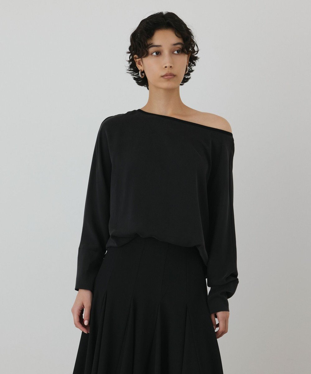 GRACE CONTINENTAL シルクドルマンスリーブトップ 