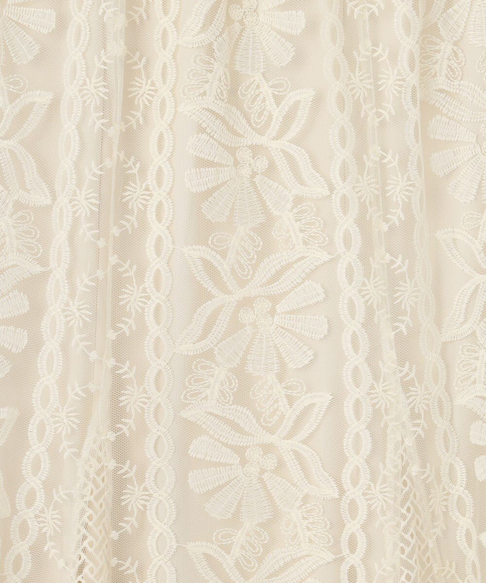 GRACE CONTINENTAL フレア刺繍スカート 
