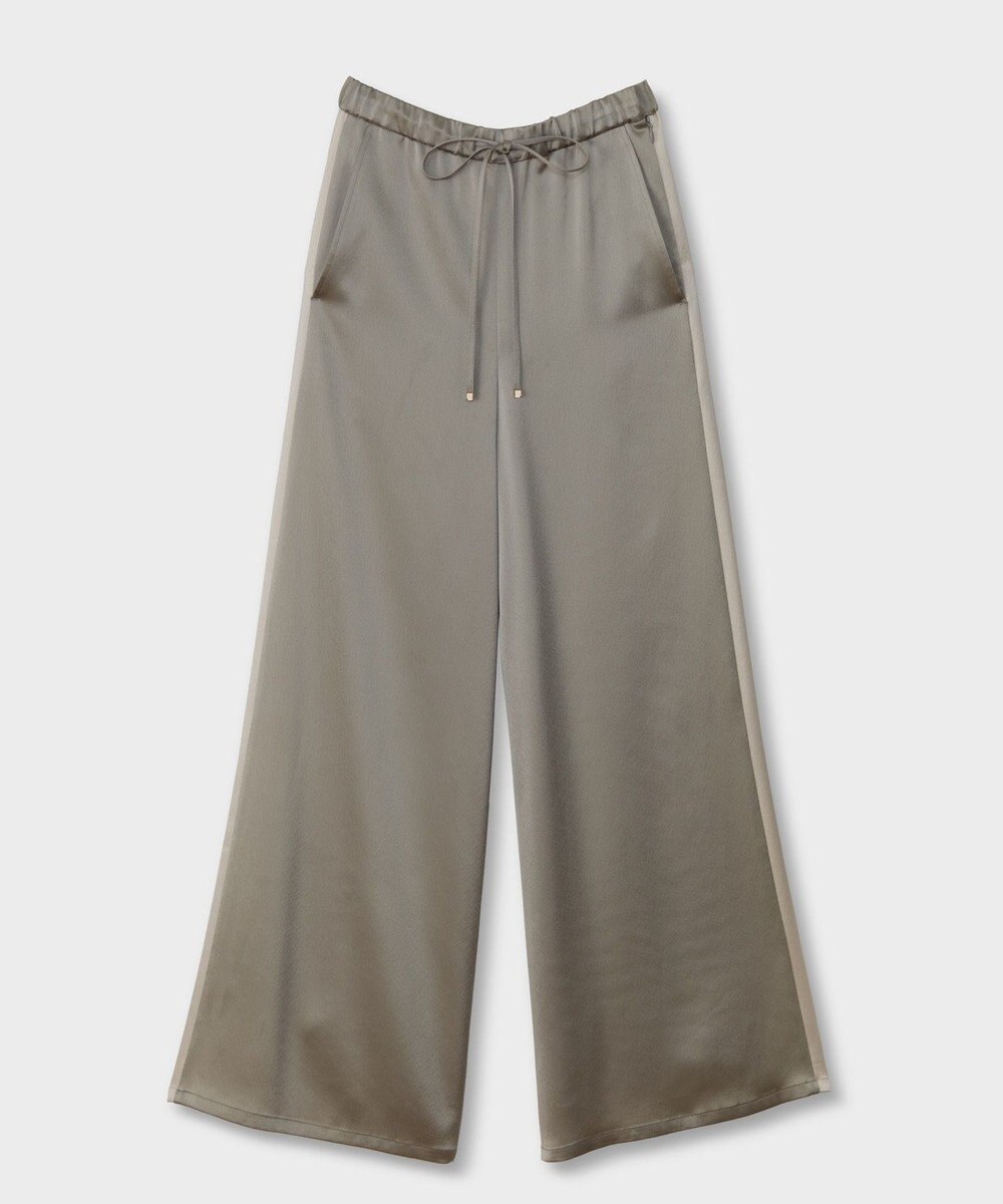 GRACE CONTINENTAL サテンラインイージーパンツ 