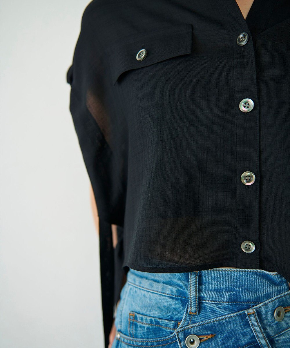 GRACE CONTINENTAL ショートポンチョシャツ