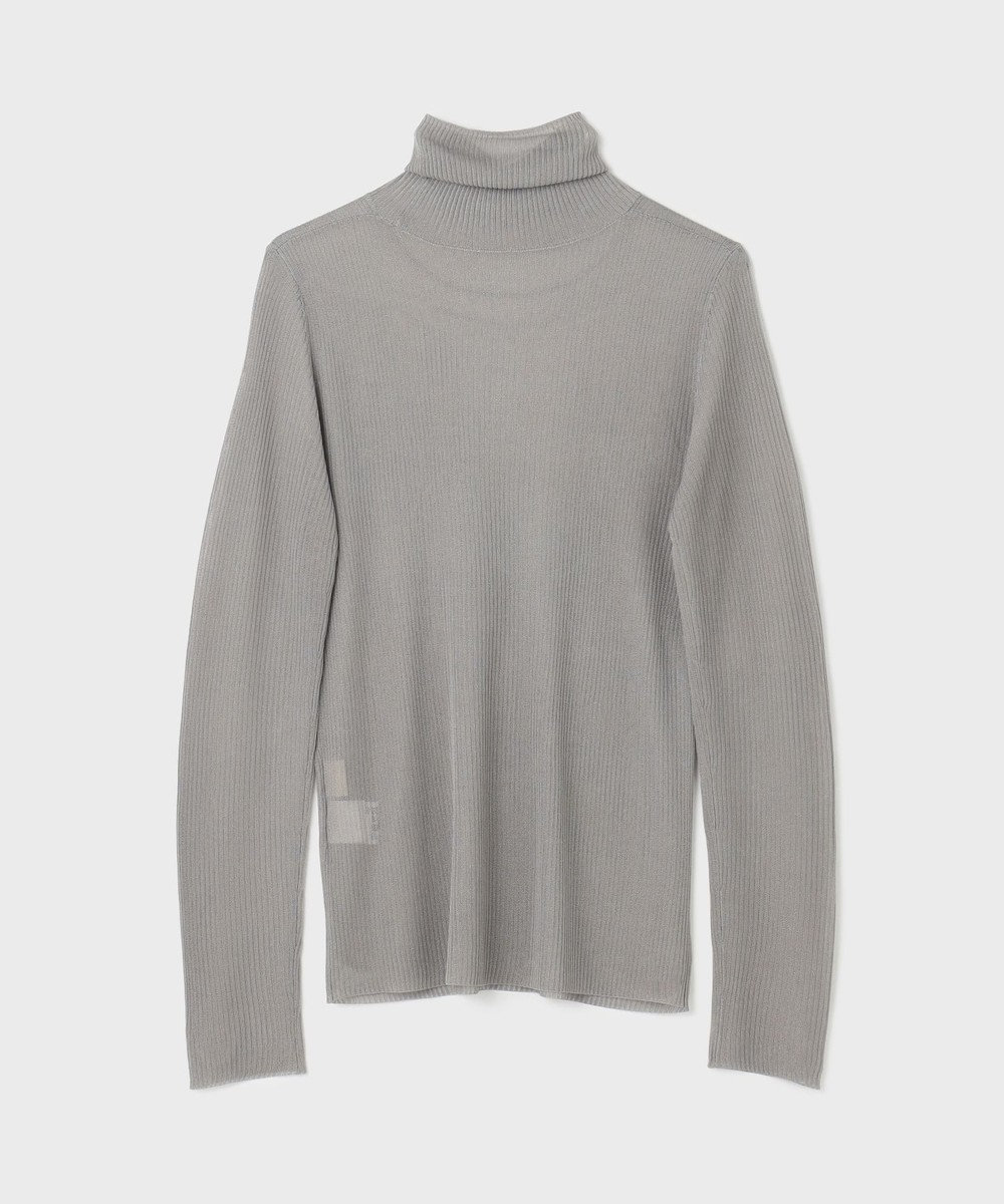 GRACE CONTINENTAL シアーリブタートルトップ 