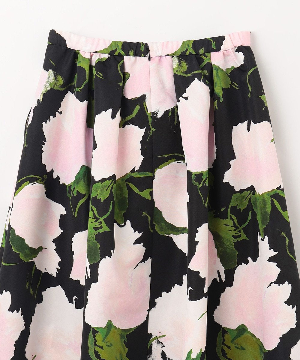 GRACE CONTINENTAL グログランボタニカルスカート 