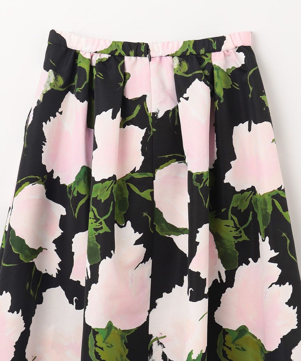 GRACE CONTINENTAL グログランボタニカルスカート