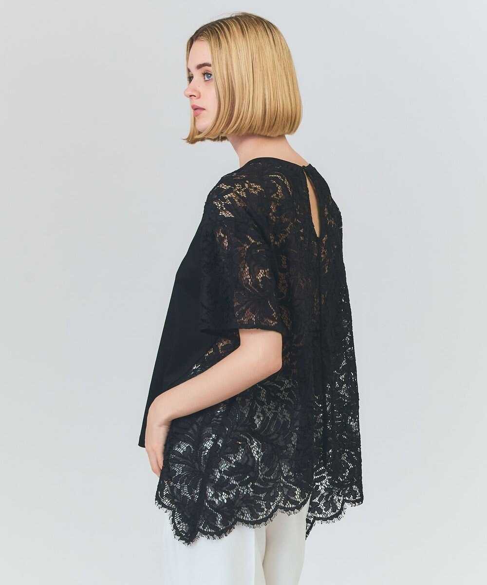 GRACE CONTINENTAL バックレース天竺トップ