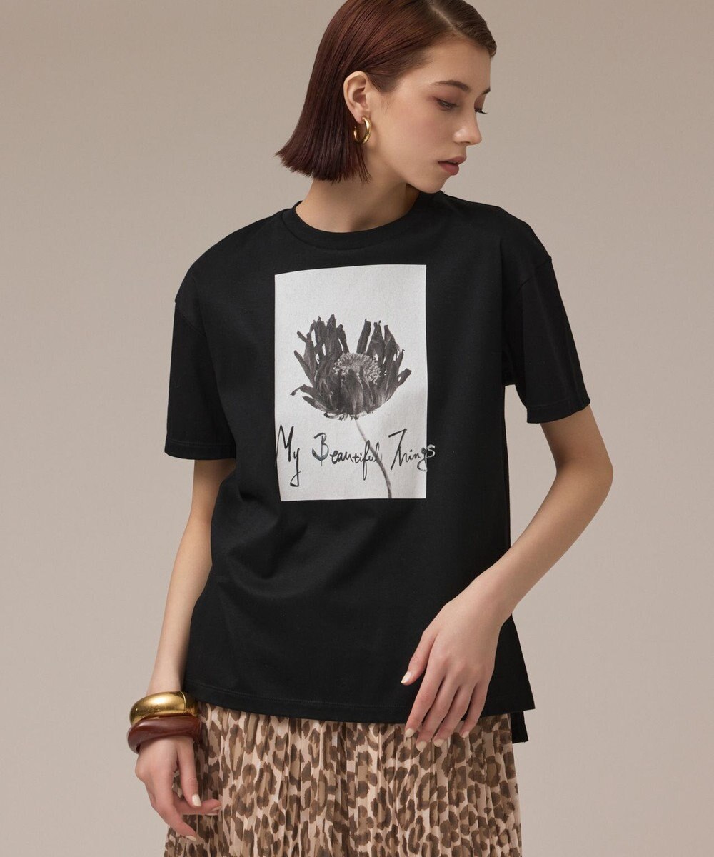 GRACE CONTINENTAL カットフォトTシャツ 