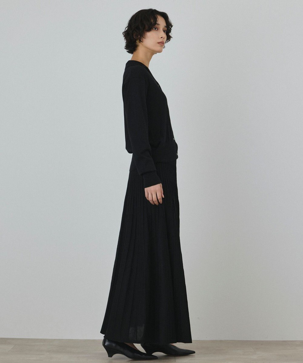 GRACE CONTINENTAL プリーツニットワンピース 