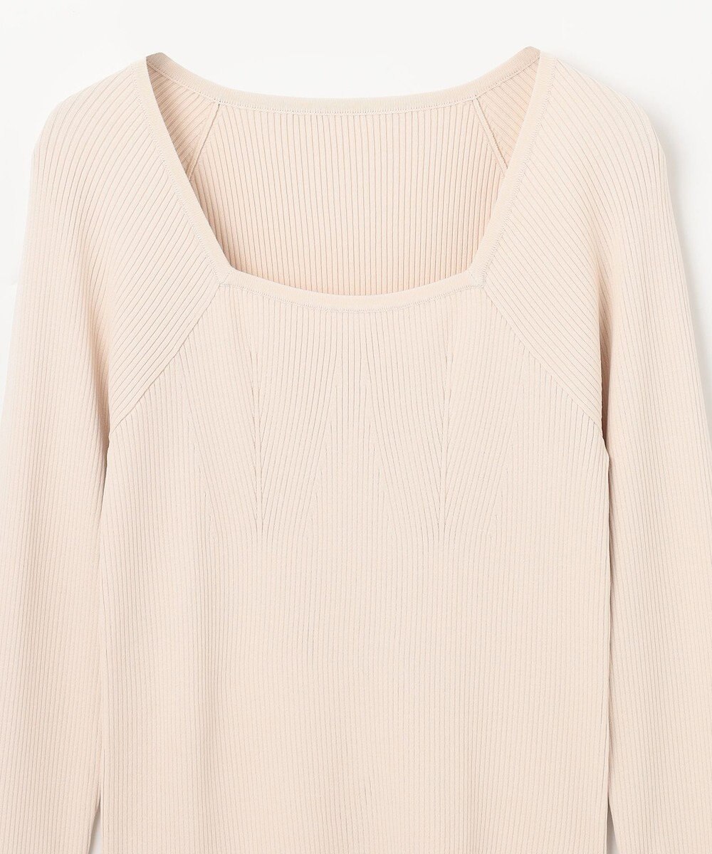 GRACE CONTINENTAL リブスクエアニットトップ 