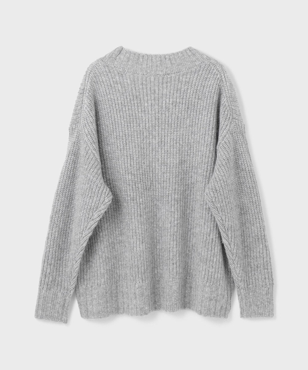 GRACE CONTINENTAL ラメ畦ニットトップ 