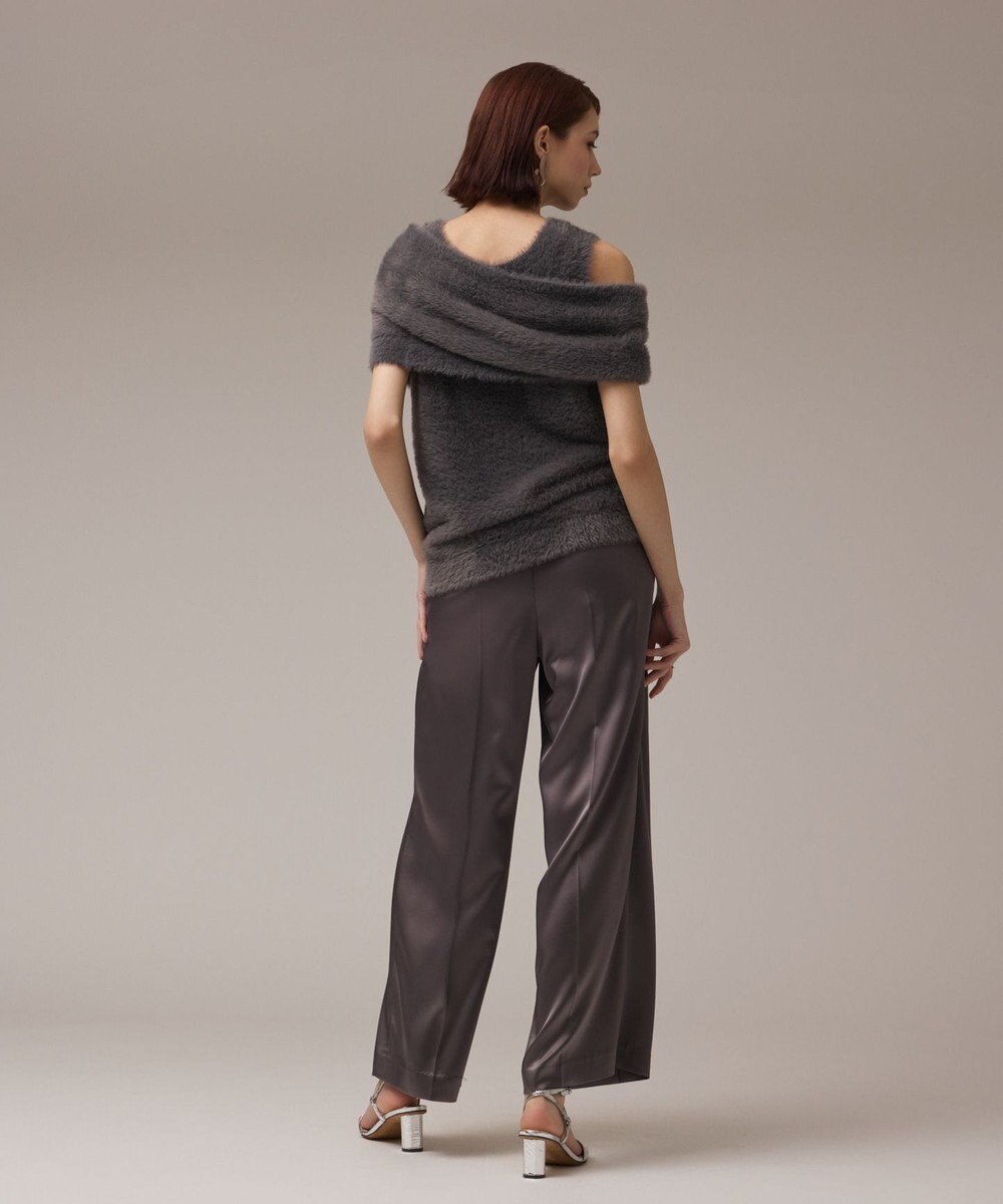 GRACE CONTINENTAL オフタートルニットトップ 