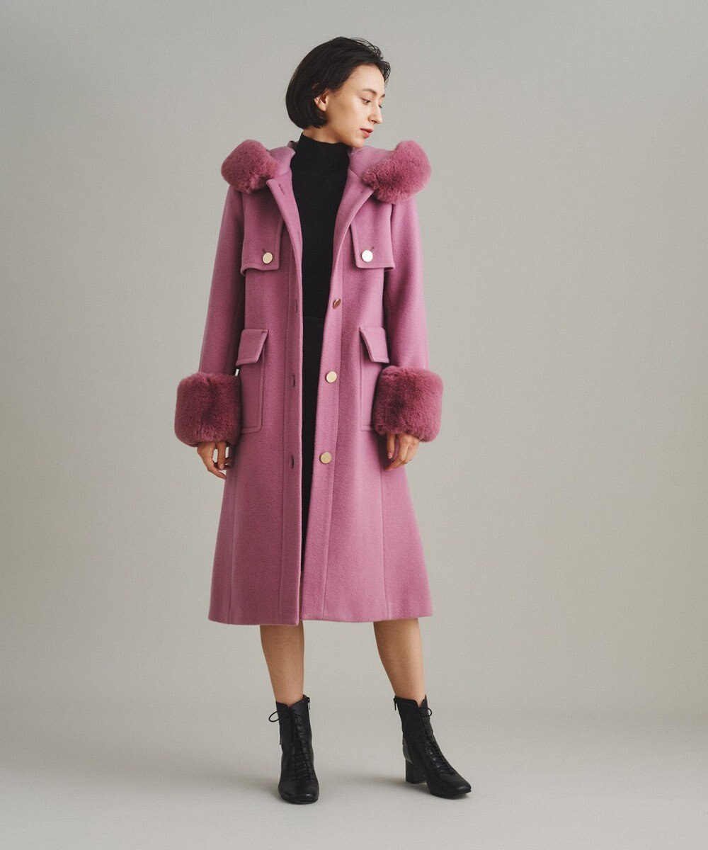 フード付ウールコート / GRACE CONTINENTAL | GRACE CONTINENTAL フード付ウールコート / GRACE CONTINENTAL | GRACE CONTINENTAL