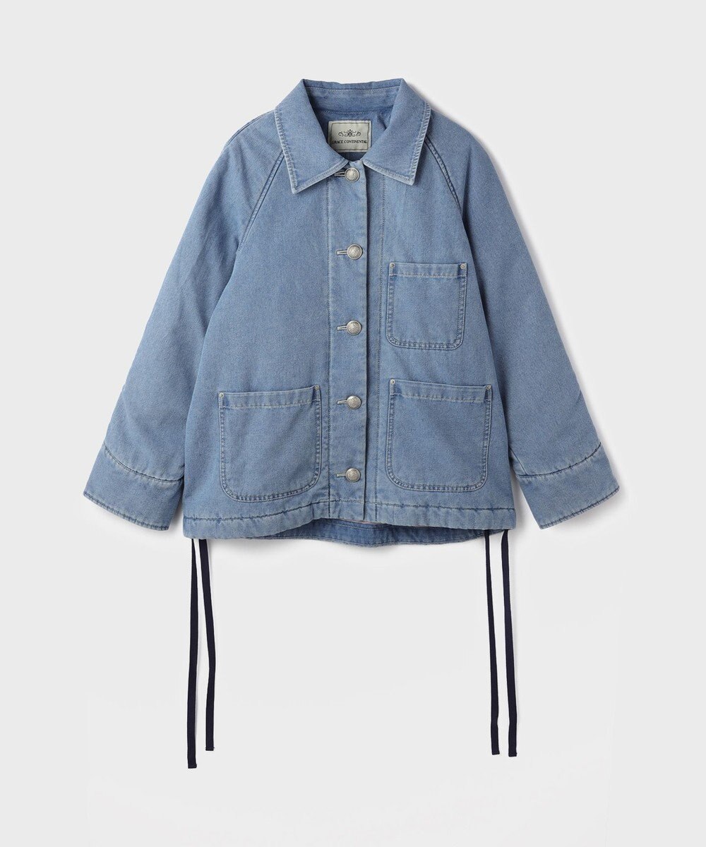 GRACE CONTINENTAL ケープ付カバーオールジャケット 