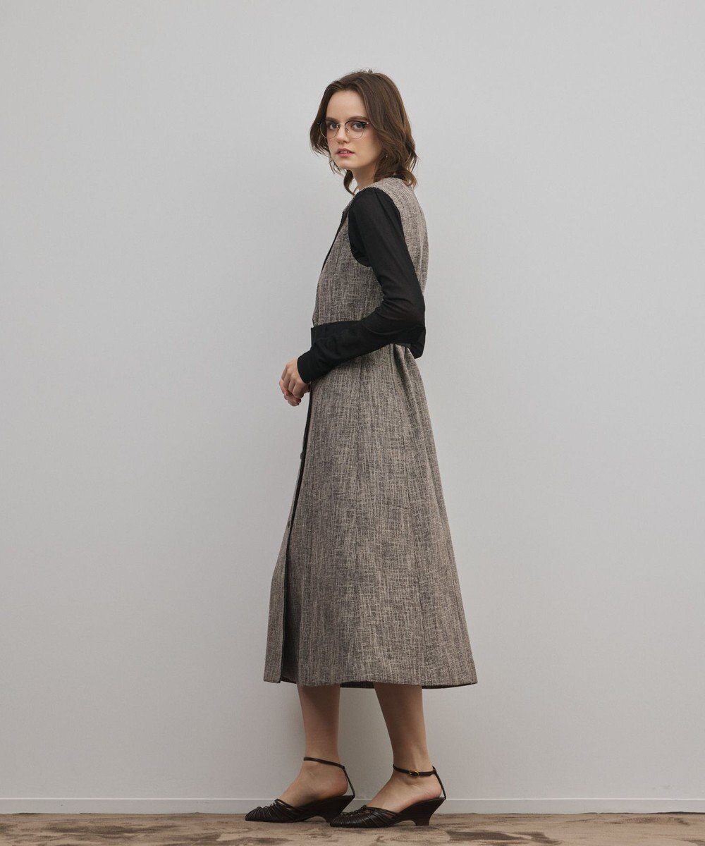 GRACE CONTINENTAL ツイーディジャンパースカート 