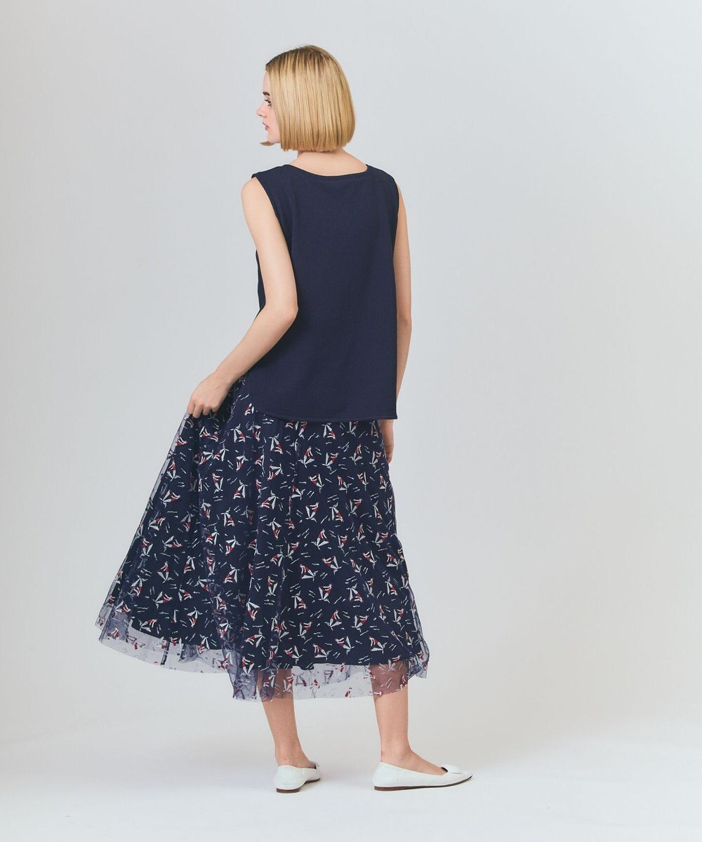 GRACE CONTINENTAL ビジューモチーフノースリーブ 