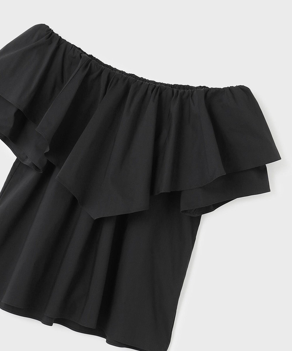 GRACE CONTINENTAL フリルオフショルトップ