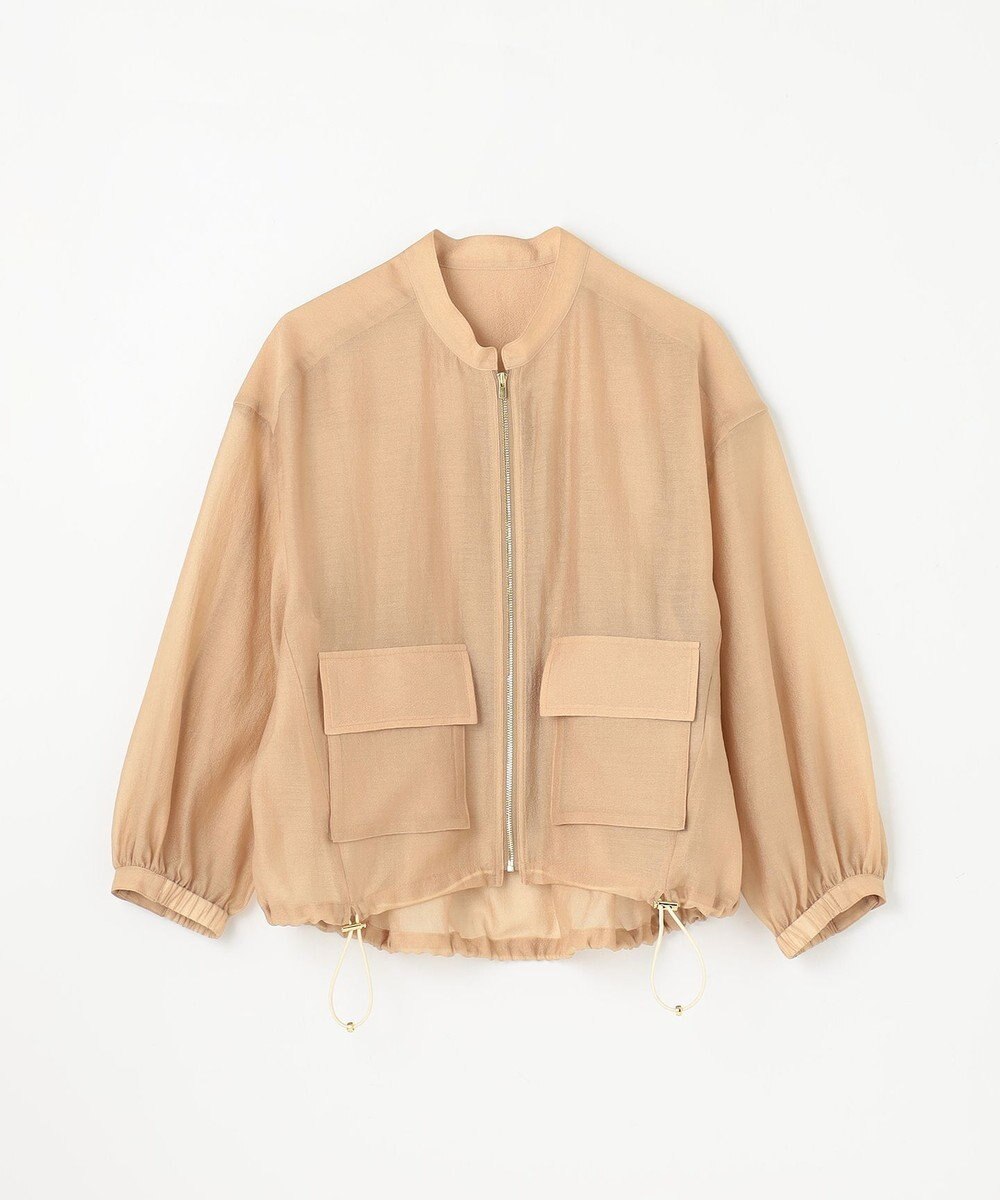 GRACE CONTINENTAL シアードレープブルゾン 