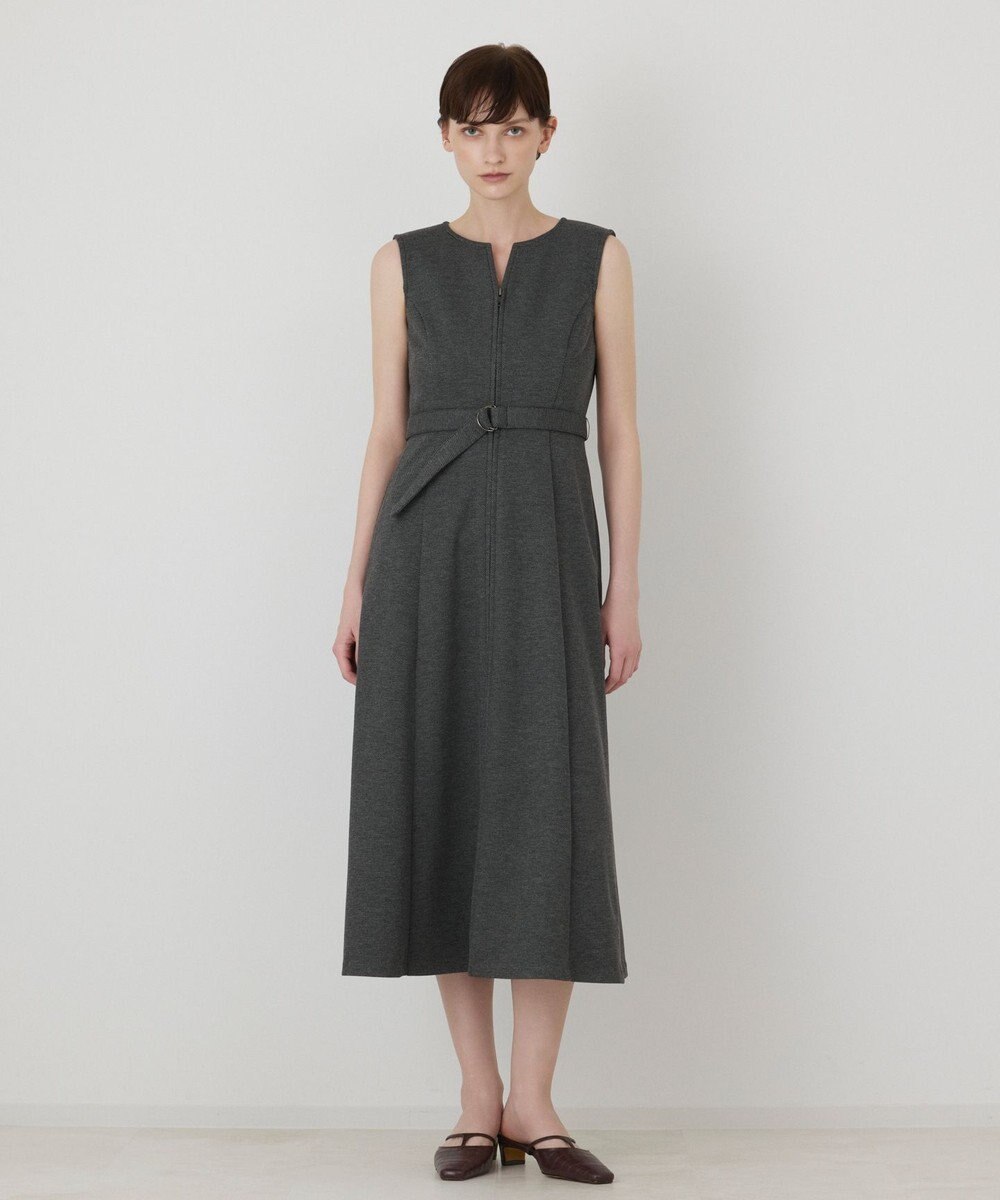GRACE CONTINENTAL フレア切替カットワンピース 