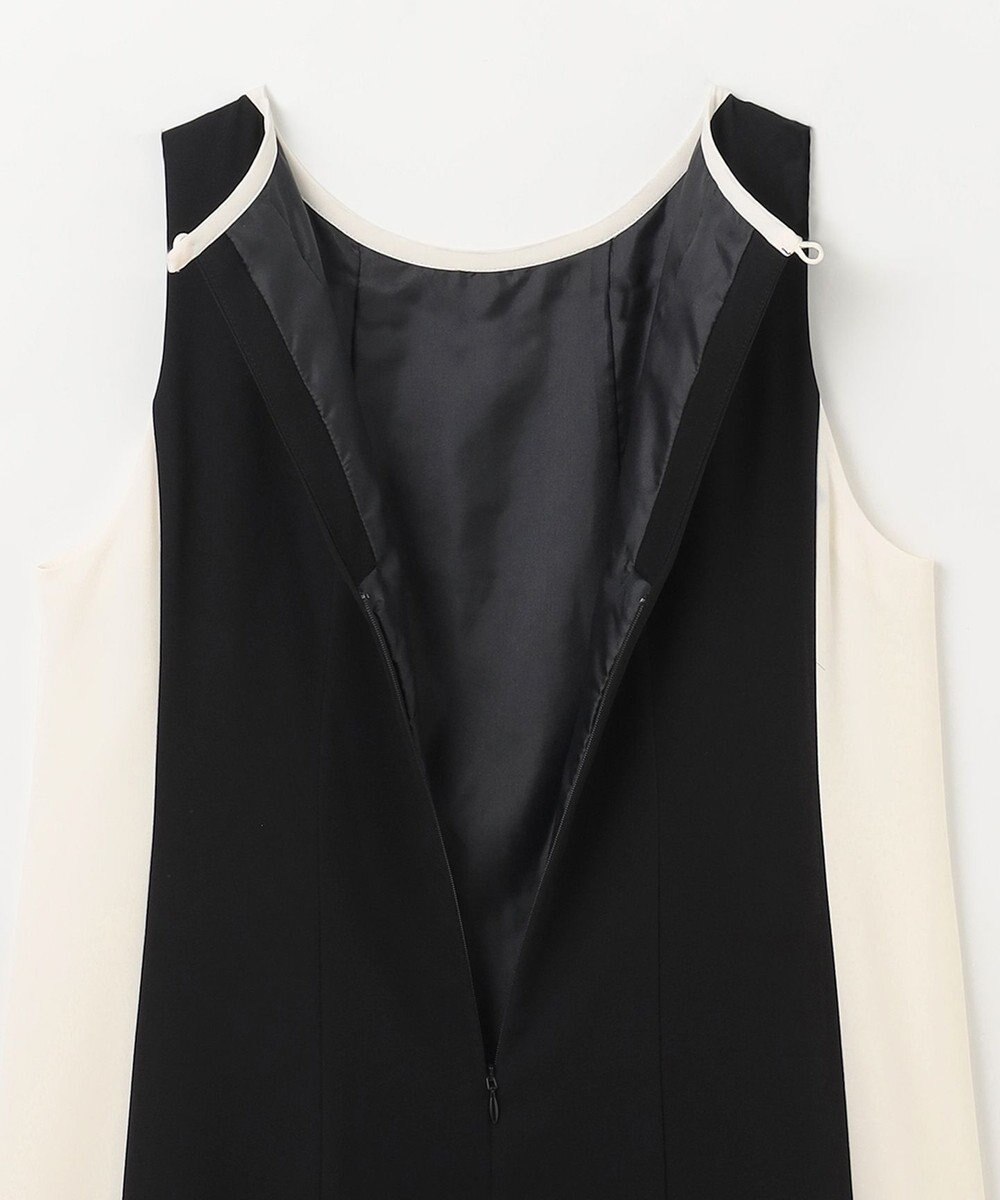 GRACE CONTINENTAL バイカラーフレームドレス 