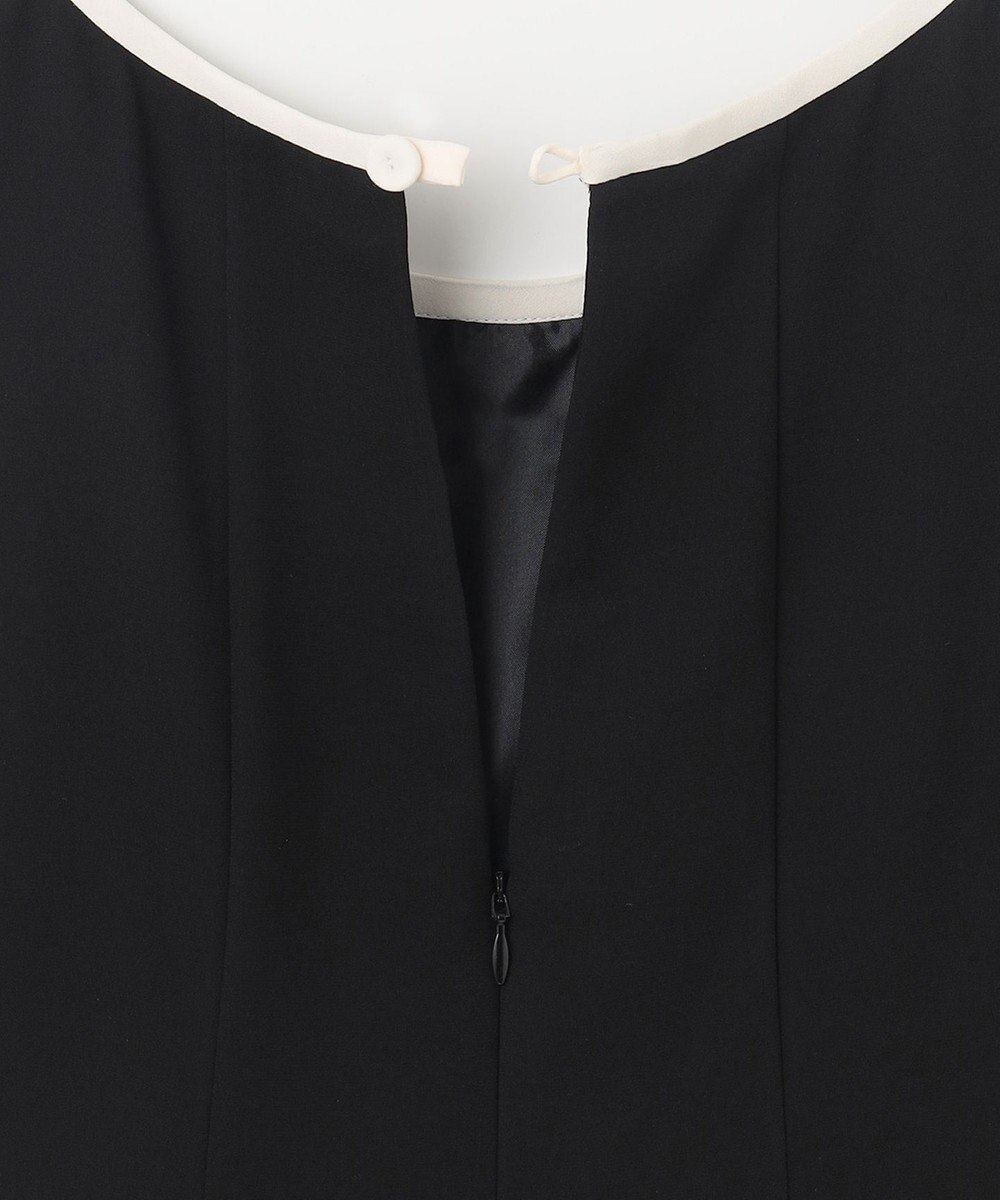 GRACE CONTINENTAL バイカラーフレームドレス 