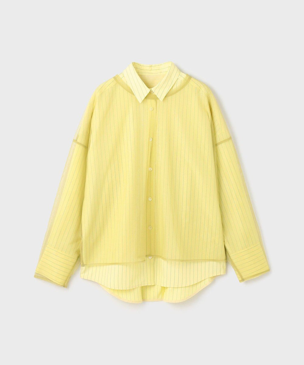 GRACE CONTINENTAL チュールレイヤードシャツ 